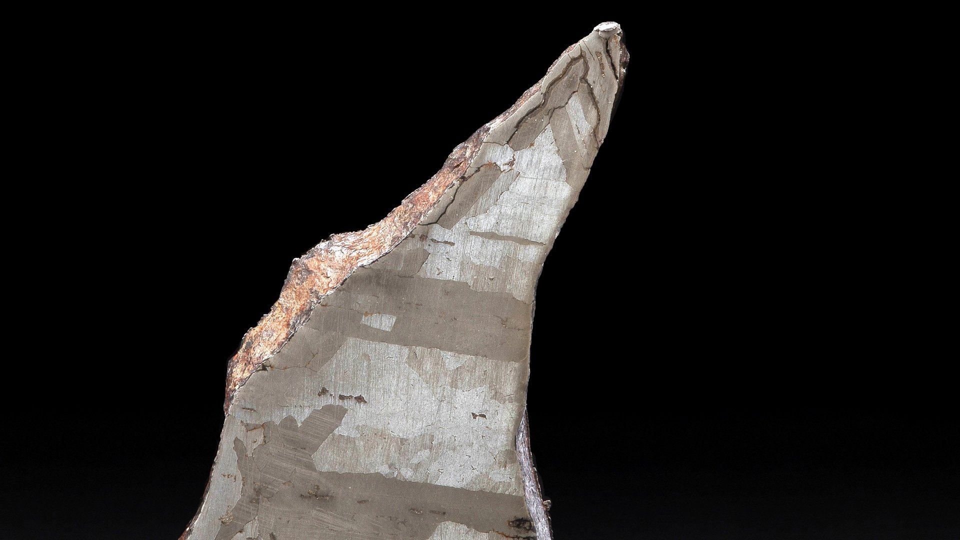 Iron meteorit disk (course octahedron)