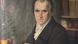 Luise von Martens (after Merff): Portrait painting of Karl Friedrich Gärtner, 1872, oil on canvas