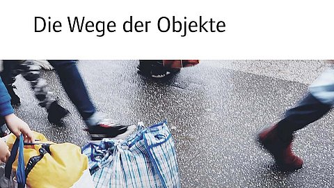 Titelblatt der achten Ausgabe des "Jungen Forums für Sammlungs- und Objektforschung" mit dem Titel "Die Wege der Objekte"