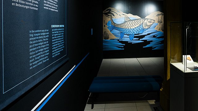5000 Jahre altes Schriftstück, 'Flow of Script' von LaMia Michna