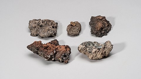 © MUT | V. Marquardt Troianische Lehmziegel aus der „Troia, Schliemann und Tübingen“ Ausstellung im Schloss Hohentübingen im Rittersaal