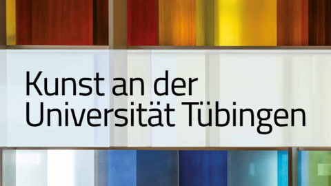 Gestaltung: MUT Cover der zweiten Auflage von "Kunst an der Universität Tübingen" in Buntglasoptik
