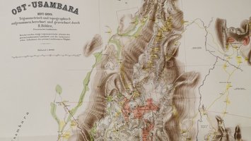 Eastern Usambara, trigonometrically and topographically surveyed, calculated and drawn by H. Böhler, 1897–1899