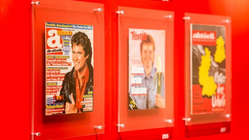 Ausstellung: Aufmacher. Titelstorys deutscher Zeitschriften.