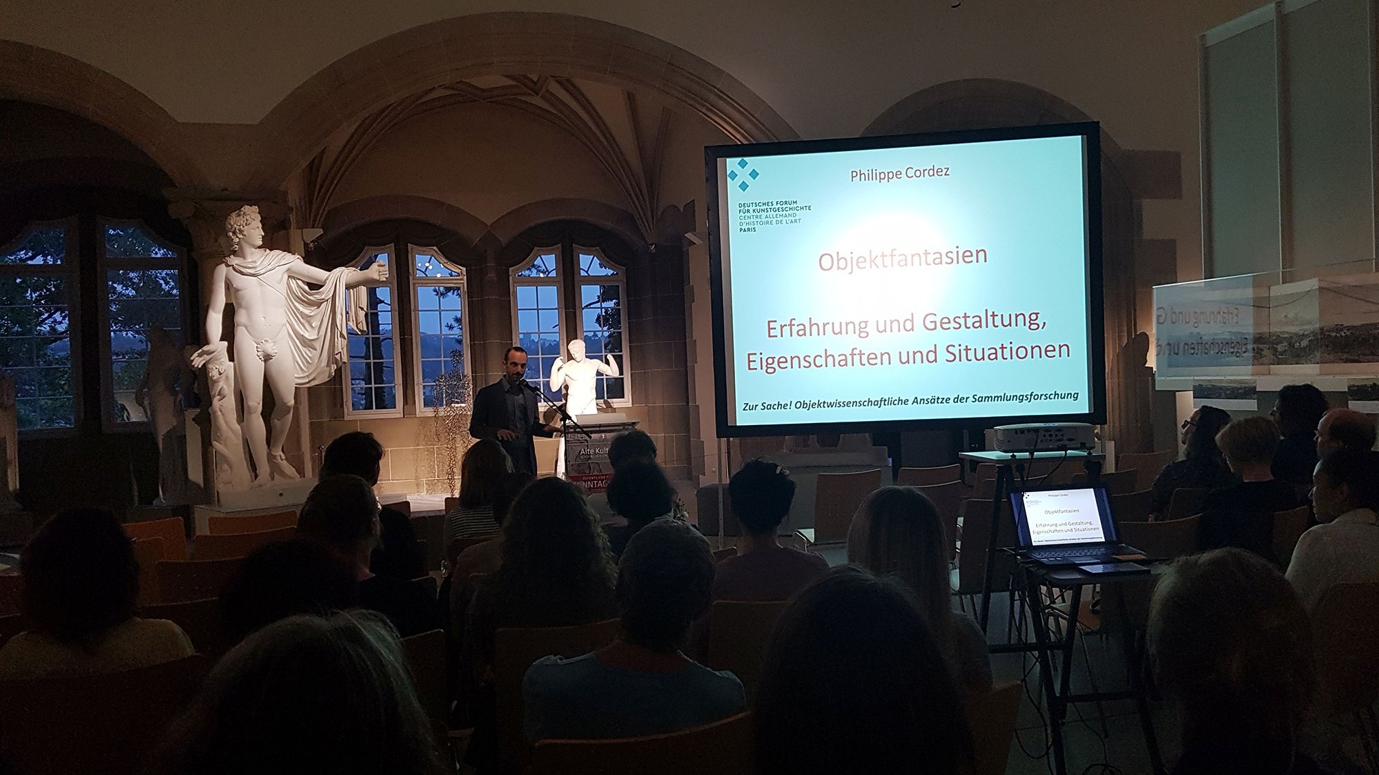 Knights' Hall with presentation on a screen