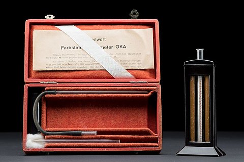 Farbstab-Hämometer OKA Foto: Farbstab-Hämometer OKA © Museum der Universität Tübingen