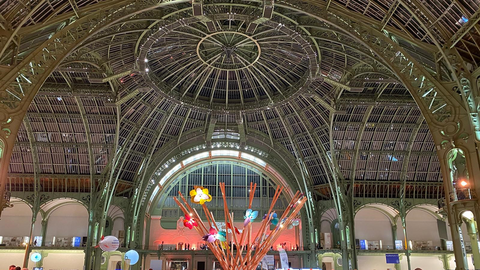 Dacharchitektur des Grand Palais in Paris