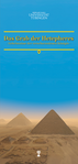 Blauer Hintergrund, der im unteren Drittel in den Horizont übergeht, vor dem sich die Pyramiden von Gizeh erheben.