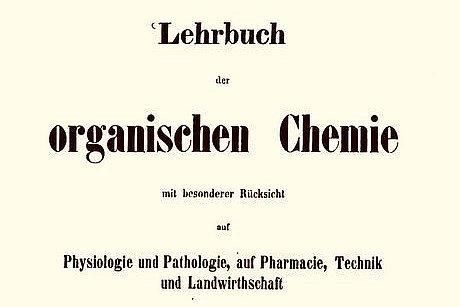 Das „Lehrbuch der organischen Chemie“ Abbildung: Das „Lehrbuch der organischen Chemie“ © Museum der Universität Tübingen/ Hedwig Storch, CC BY-SA