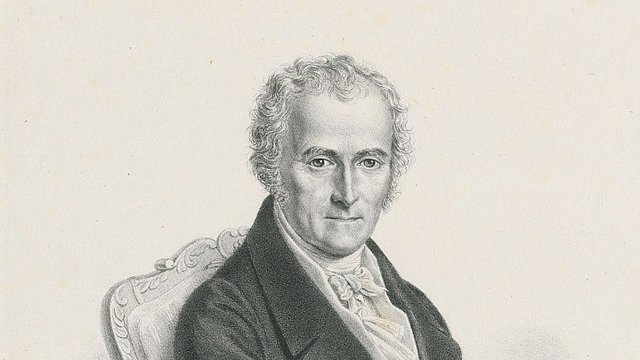 Foto: Universitätsarchiv Tübingen Federzeichnung Portrait von Carl Friedrich Gärtner