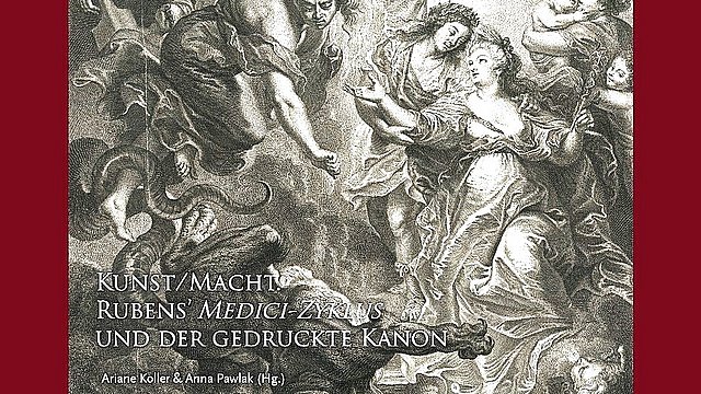 Dunkelrotes Cover des Kataloges
