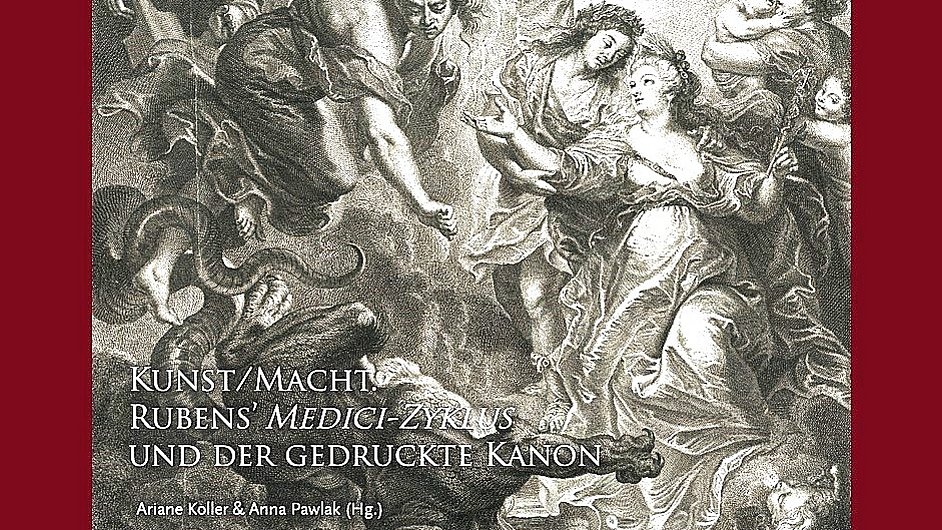 Dunkelrotes Cover des Kataloges