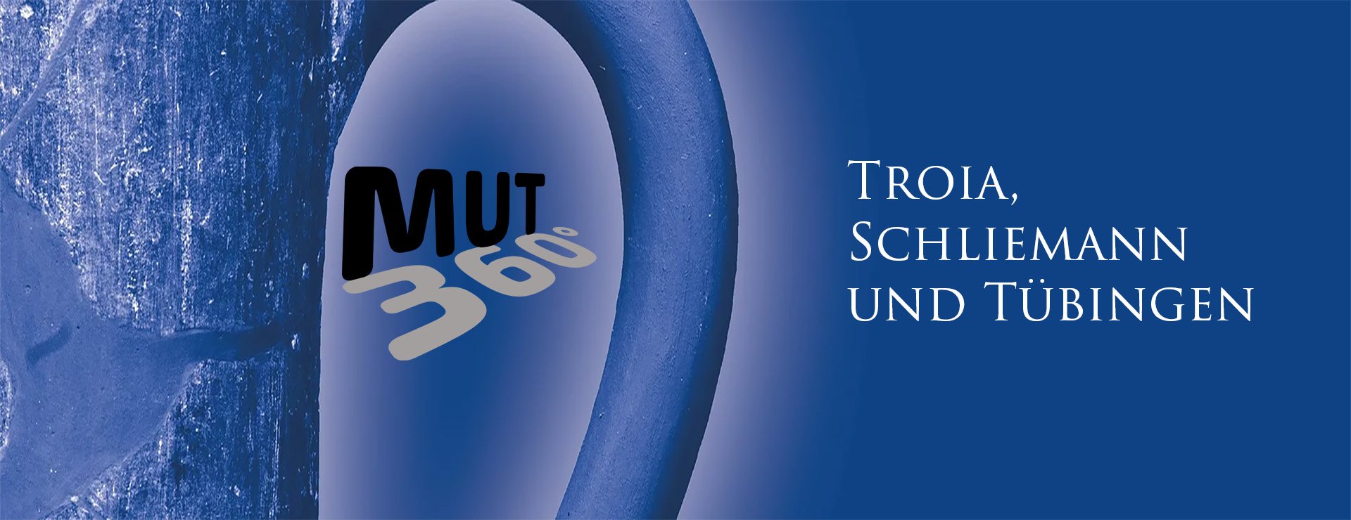 Teil eines Depas, blau