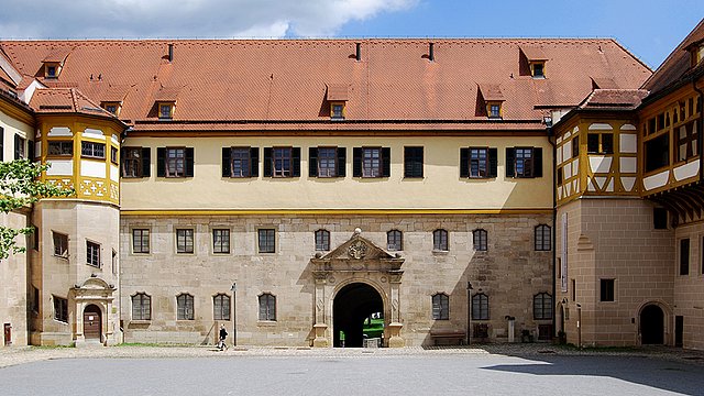Abbildung: Schloss Hohentübingen, Schlosshof © Museum der Universität Tübingen/Valentin Marquardt