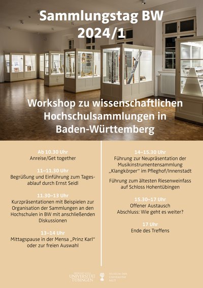 Poster of the Collection Conference 2024/1 with the aforementioned programme