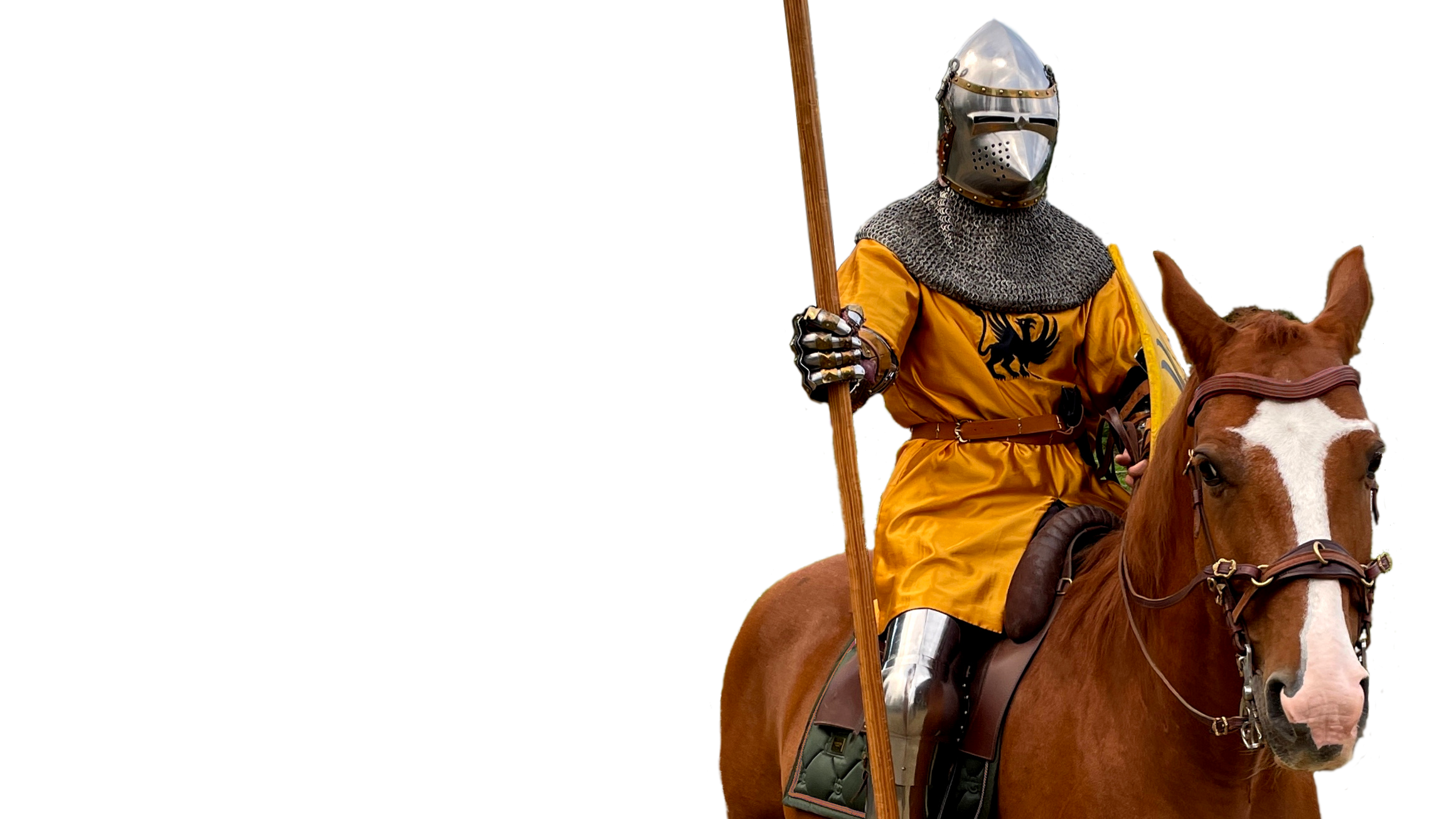 Ritter auf einem Pferd