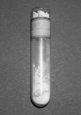 es Reagensglas mit ca. 1 g „Nuclei