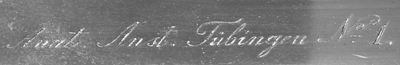 „Anat. Anst. Tübingen 