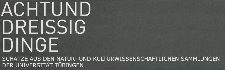 Ausstellungstitel: Achtunddreissig Dinge